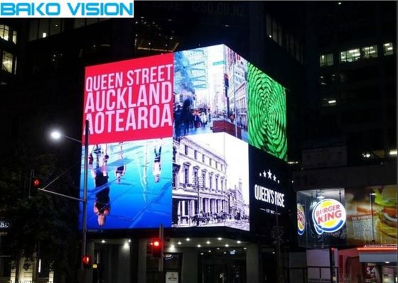 Waterproof Billboard LED Display P8 P10 Light Weight Steel / Aluminum Cabinet