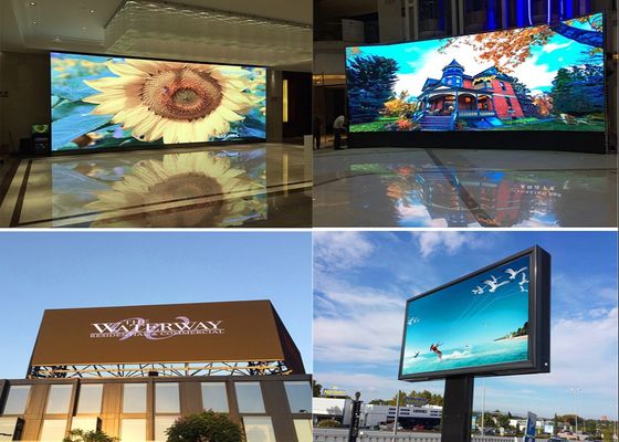 Waterproof Billboard LED Display P8 P10 Light Weight Steel / Aluminum Cabinet